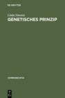 Genetisches Prinzip : Zur Struktur der Kulturgeschichte bei Jacob Burckhardt, Georg Lukacs, Ernst Robert Curtius und Walter Benjamin - eBook