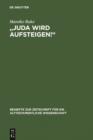 "Juda wird aufsteigen!" : Untersuchungen zum ersten Kapitel des Richterbuches - eBook