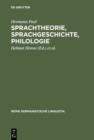 Sprachtheorie, Sprachgeschichte, Philologie : Reden, Abhandlungen und Biographie - eBook