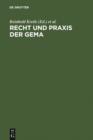 Recht und Praxis der GEMA : Handbuch und Kommentar - eBook