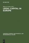 Legal Capital in Europe - eBook