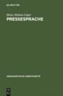 Pressesprache - eBook