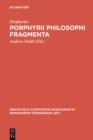Porphyrii Philosophi fragmenta : Fragmenta Arabica David Wasserstein interpretante - eBook