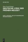 Epochen- und Gattungsprobleme. Reformationszeit - eBook