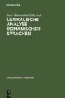 Lexikalische Analyse romanischer Sprachen - eBook