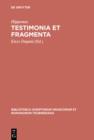 Testimonia et fragmenta - eBook