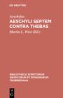 Aeschyli Septem contra Thebas - eBook
