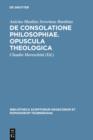 De consolatione philosophiae. Opuscula theologica - eBook