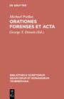 Orationes forenses et acta - eBook