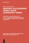 Heronis definitiones cum variis collectionibus. Heronis quae feruntur geometrica - eBook