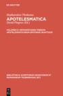 Hephaestionis Thebani apotelesmaticorum epitomae quattuor - eBook