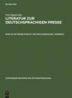 Die Presse in Recht und Rechtsprechung / Werbung - eBook