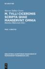 M. Tvlli Ciceronis scripta qvae manservnt omnia ; Fasc. 4 Brutus - eBook