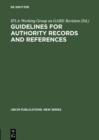 Guidelines for Authority Records and References - eBook
