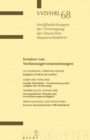 Erosion von Verfassungsvoraussetzungen : Berichte und Diskussionen auf der Tagung der Vereinigung der Deutschen Staatsrechtslehrer in Erlangen vom 1. bis 4. Oktober 2008 - eBook