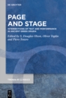Page and Stage : Intersections of Text and Performance in Ancient Greek Drama - eBook