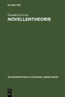 Novellentheorie : The practicality of the theoretical - eBook