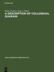 A description of colloquial Guarani - eBook