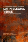 Latin Elegiac Verse : A Theory of Very Free Word Order - eBook