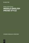 Middle English prose style : Margery Kempe and Julian of Norwich - eBook
