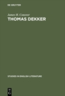 Thomas Dekker : An analysis of dramatic structure - eBook