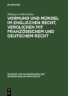 Vormund und Mundel im englischen Recht, verglichen mit franzosischem und deutschem Recht - eBook