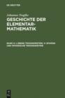 I: Ebene Trigonometrie. II: Spharik und spharische Trigonometrie - eBook