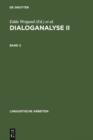 Dialoganalyse II : Referate der 2. Arbeitstagung, Bochum 1988, Bd. 2 - eBook