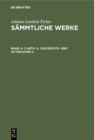 2 Abth. A. Zur Rechts- und Sittenlehre II - eBook