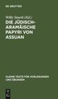 Die judisch-aramaische Papyri von Assuan - eBook
