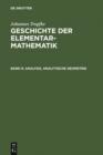 Analysis, analytische Geometrie - eBook