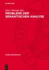 Probleme der semantischen Analyse - eBook