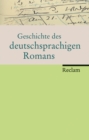 Geschichte des deutschsprachigen Romans - eBook