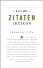 Reclams Zitaten-Lexikon : Reclams Universal-Bibliothek - eBook