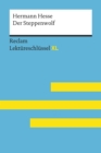 Der Steppenwolf von Hermann Hesse: Reclam Lektureschlussel XL : Lektureschlussel mit Inhaltsangabe, Interpretation, Prufungsaufgaben mit Losungen, Lernglossar - eBook