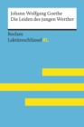 Die Leiden des jungen Werther von Johann Wolfgang Goethe: Reclam Lektureschlussel XL : Lektureschlussel mit Inhaltsangabe, Interpretation, Prufungsaufgaben mit Losungen, Lernglossar - eBook