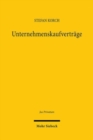 Unternehmenskaufvertrage - Book