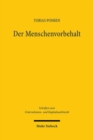 Der Menschenvorbehalt : Kunstliche Intelligenz in der korporativen Arbeitsteilung - Book