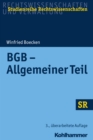 BGB - Allgemeiner Teil - eBook