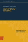 History of Law in Albania : Bibliography of Legal Research - eBook