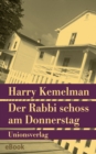 Der Rabbi schoss am Donnerstag : Kriminalroman. Durch die Woche mit Rabbi Small (Der siebte Fall) - eBook