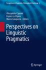 Perspectives on Linguistic Pragmatics - eBook