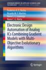 Electronic Design Automation of Analog ICs combining Gradient Models with Multi-Objective Evolutionary Algorithms - eBook