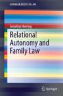Relational Autonomy and Family Law - eBook