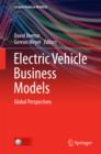 Electric Vehicle Business Models : Global Perspectives - eBook
