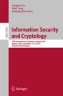 Information Security and Cryptology : 10th International Conference, Inscrypt 2014, Beijing, China, December 13-15, 2014, Revised Selected Papers - eBook