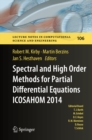 Spectral and High Order Methods for Partial Differential Equations ICOSAHOM 2014 : Selected papers from the ICOSAHOM conference, June 23-27, 2014, Salt Lake City, Utah, USA - eBook