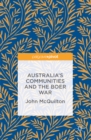 Australia's Communities and the Boer War - eBook
