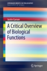 A Critical Overview of Biological Functions - eBook