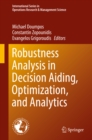 Robustness Analysis in Decision Aiding, Optimization, and Analytics - eBook